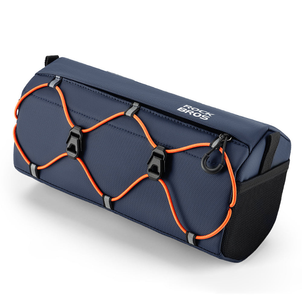 ROCKBROS W012 Bicycle Handlebar Hanging Bag Reflective Polyester Bike Front Storage Bag ROCKBROS W012 Bicycle Handlebar Hanging Bag Reflective Polyester Bike Front Storage Bag